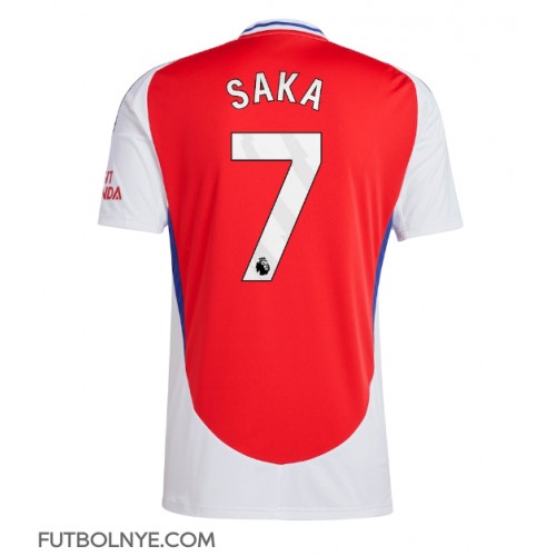 Camiseta Arsenal Bukayo Saka #7 Primera Equipación 2024-25 manga corta